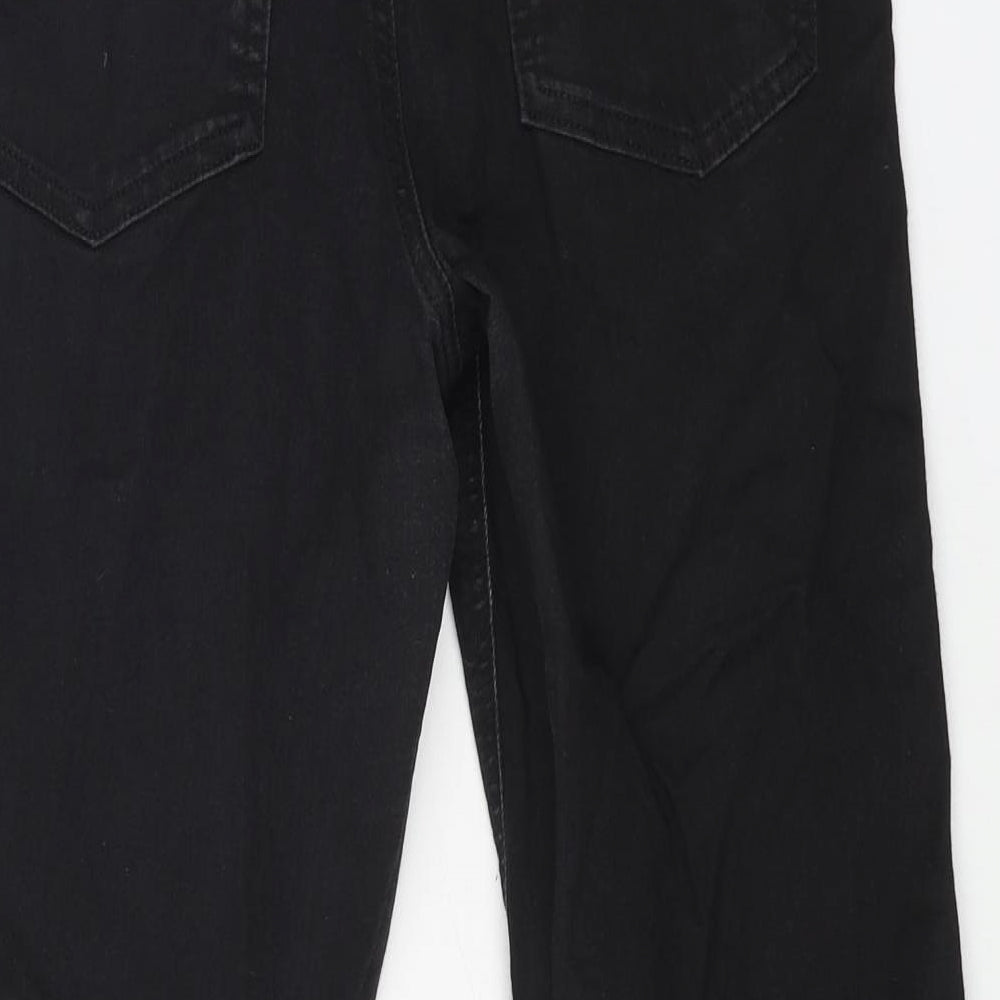 Marks and Spencer Womens Black Cotton Jegging Jeans Size 10 L26 in Regular