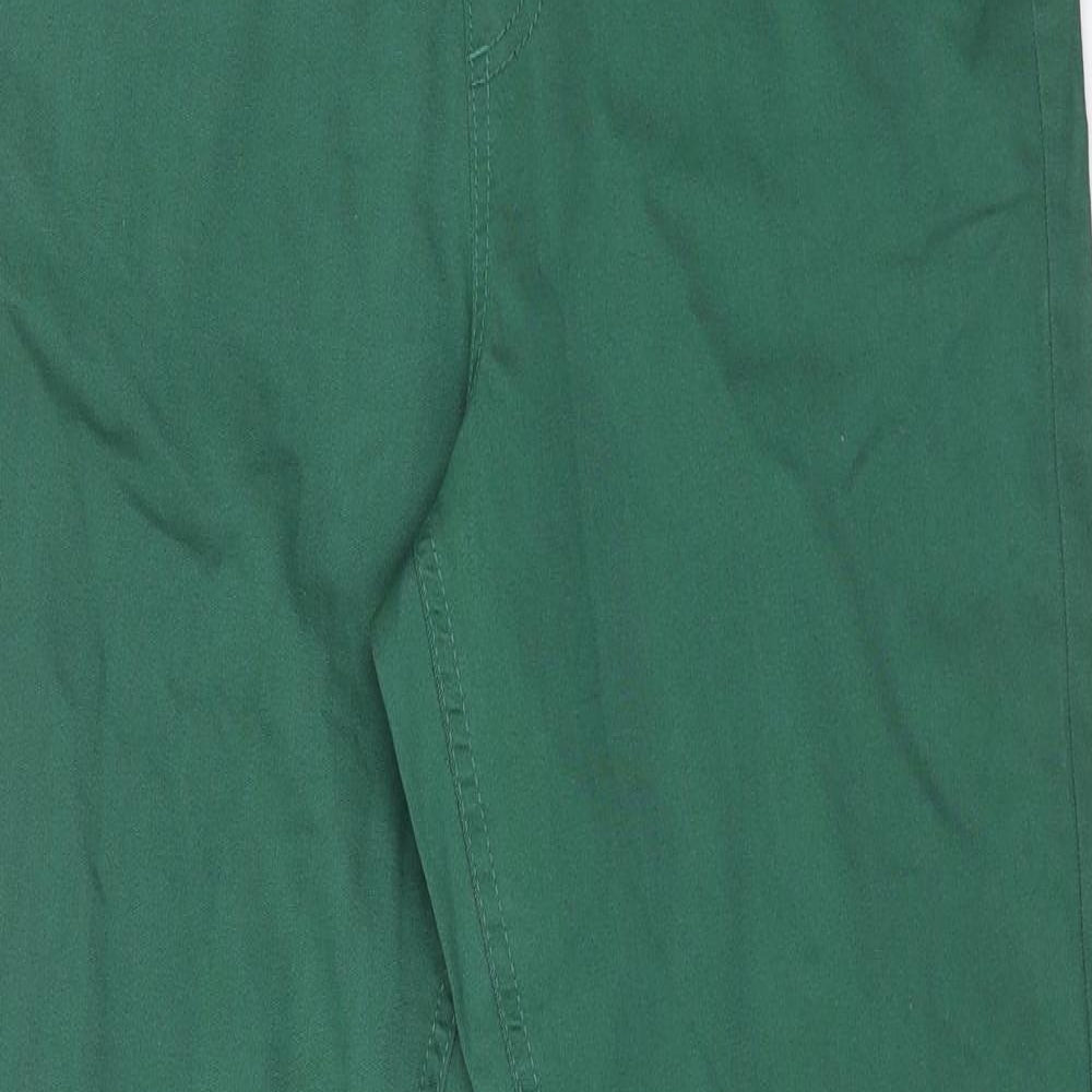 Marks and Spencer Womens Green Cotton Jegging Jeans Size 16 L29 in Regular
