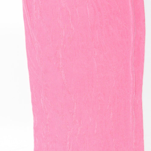 Ego Womens Pink Polyester Wrap Skirt Size L - Flower Detail