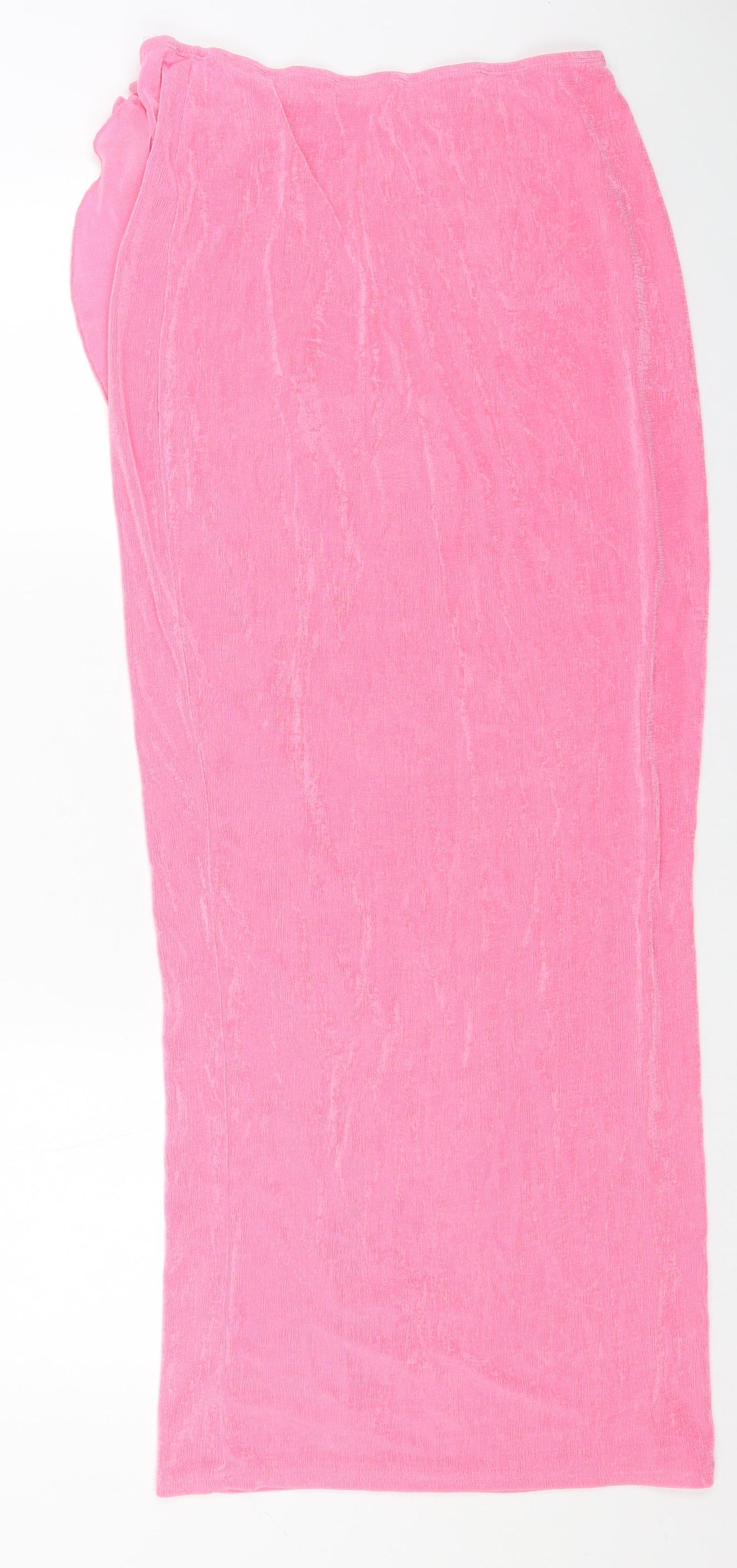 Ego Womens Pink Polyester Wrap Skirt Size L - Flower Detail