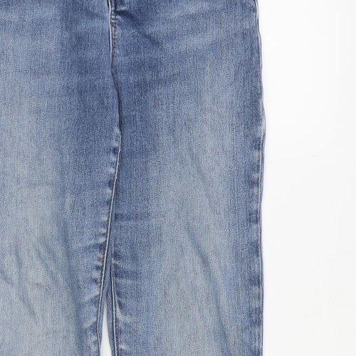 Yes Yes Womens Blue Cotton Skinny Jeans Size 8 Slim Zip