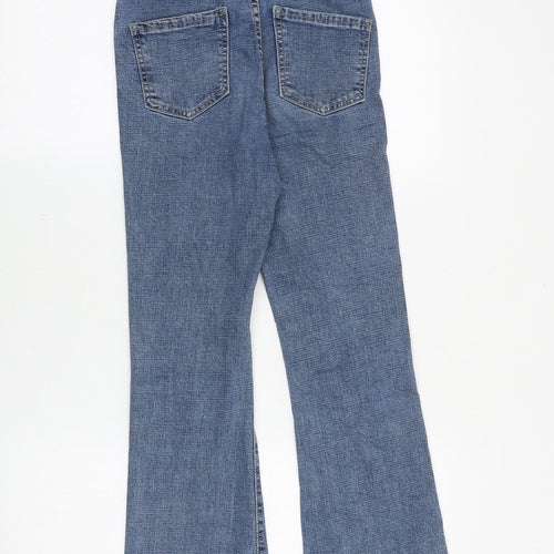 Party Jeans Womens Blue Cotton Bootcut Jeans Size S Regular Zip