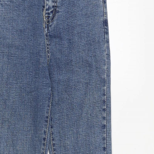 Party Jeans Womens Blue Cotton Bootcut Jeans Size S Regular Zip