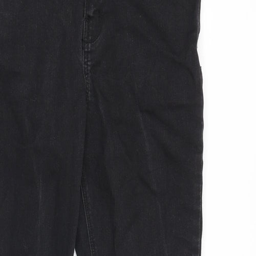 George Womens Black Cotton Skinny Jeans Size 10 Slim Zip