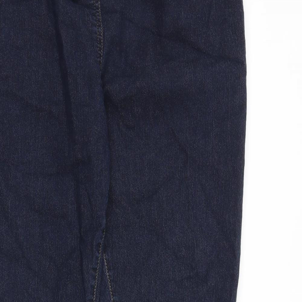 TU Womens Blue Cotton Jegging Jeans Size 16 Slim