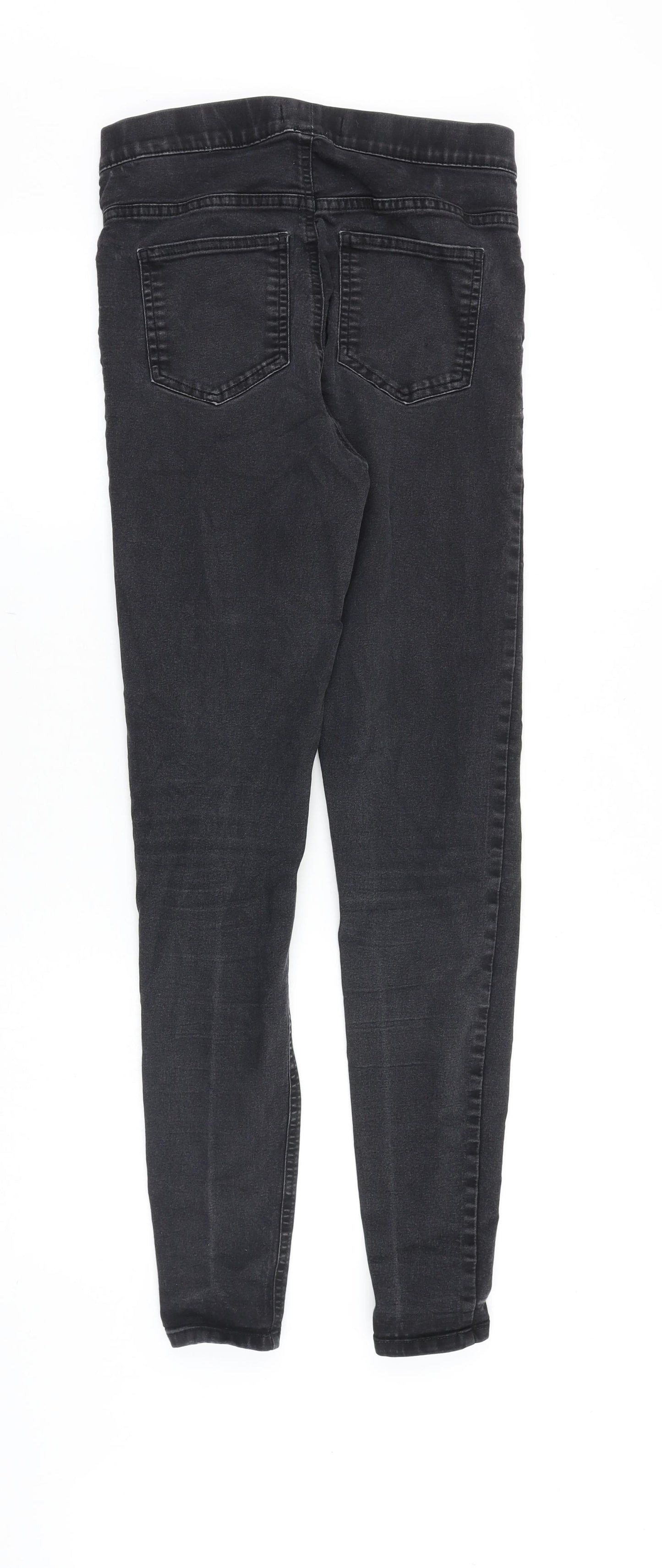 Marks and Spencer Womens Black Cotton Jegging Jeans Size 8 Slim
