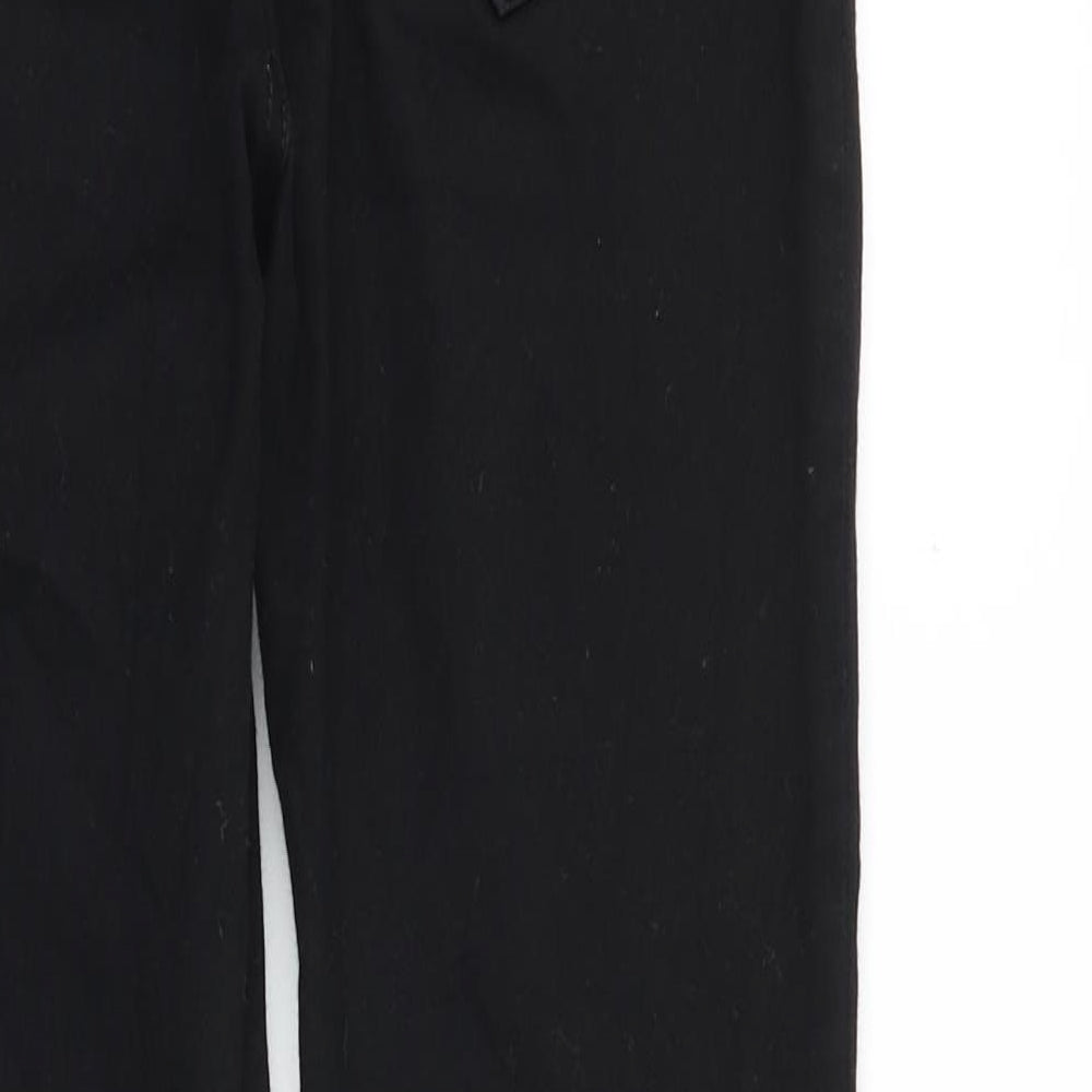 Stradivarius Womens Black Cotton Skinny Jeans Size 6 Slim Zip