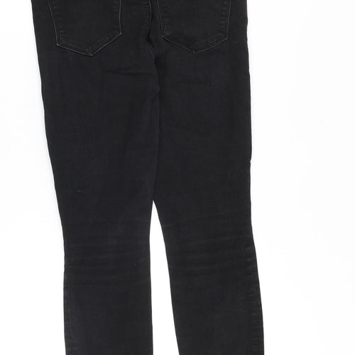 Gap Womens Black Cotton Skinny Jeans Size 26 in Slim Zip
