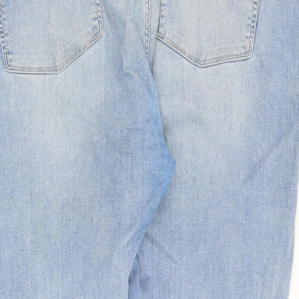 ASOS Mens Blue Cotton Skinny Jeans Size 48 in Slim Zip