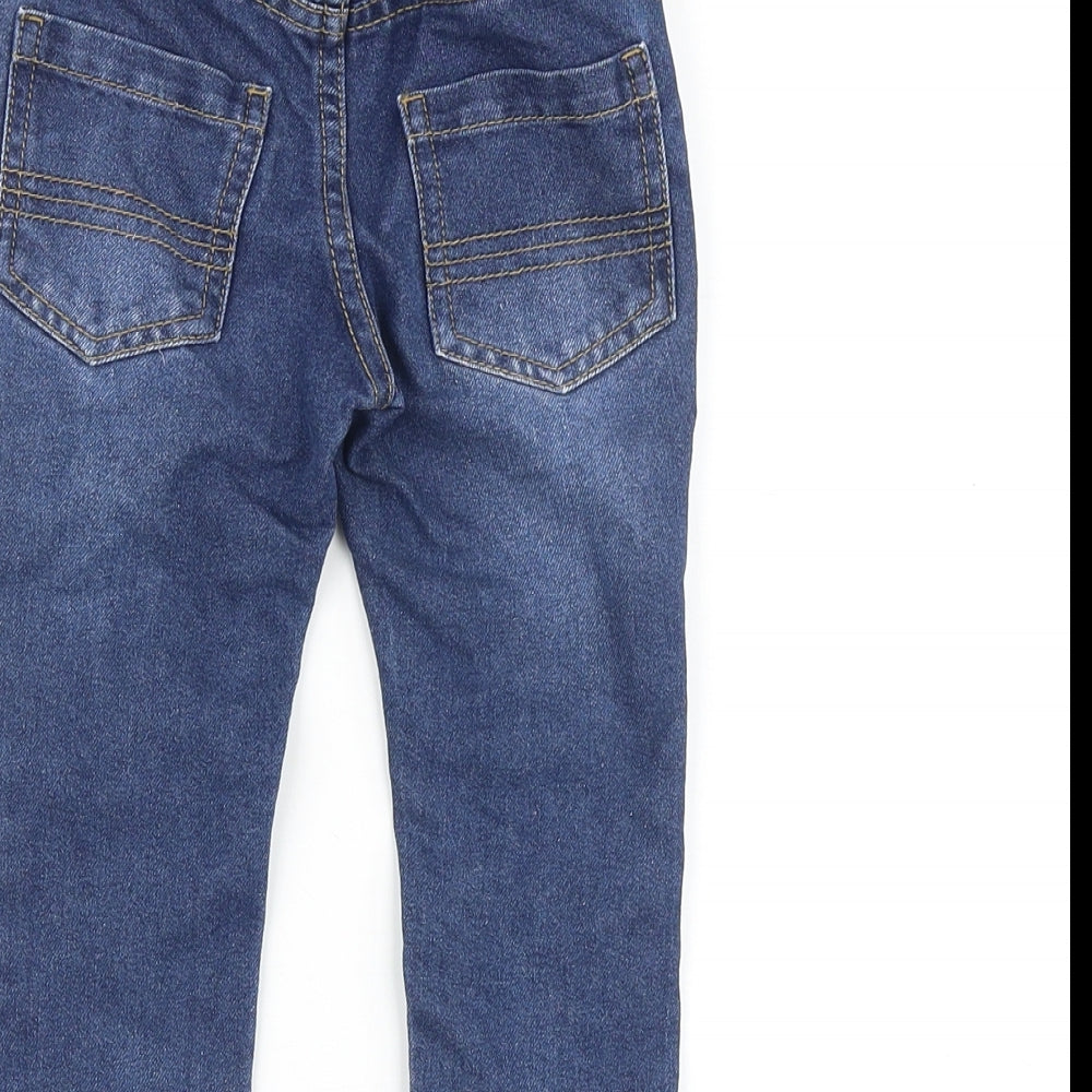 PEP&CO Baby Blue Cotton Jogger Jeans Size 18-24 Months L50 cm Zip