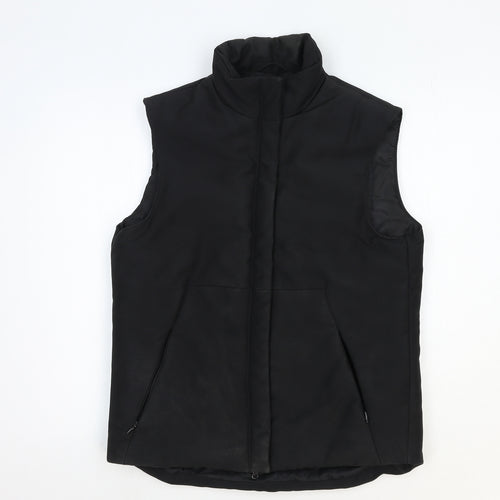 Yessica Womens Black Gilet Jacket Size 10 Zip