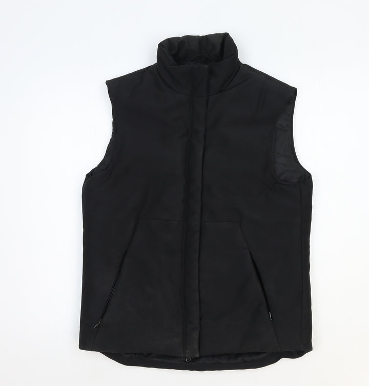 Yessica Womens Black Gilet Jacket Size 10 Zip