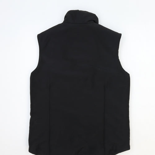 Yessica Womens Black Gilet Jacket Size 10 Zip