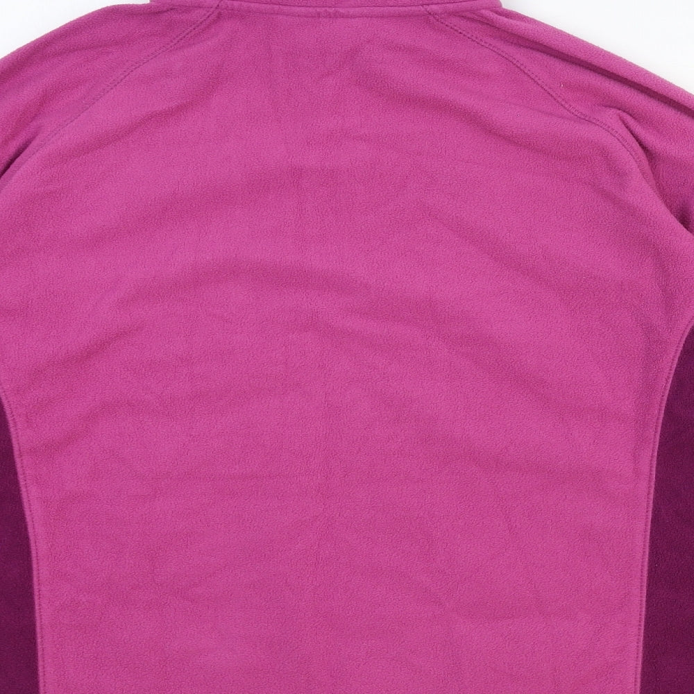 Craghoppers Womens Pink Polyester Pullover Sweatshirt Size 14 Zip