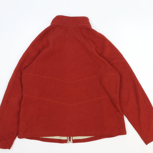Reimans Womens Orange Jacket Size XL Zip