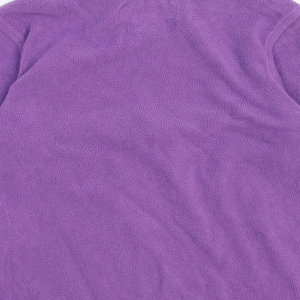 Regatta Girls Purple Polyester Pullover Sweatshirt Size 3-4 Years Zip