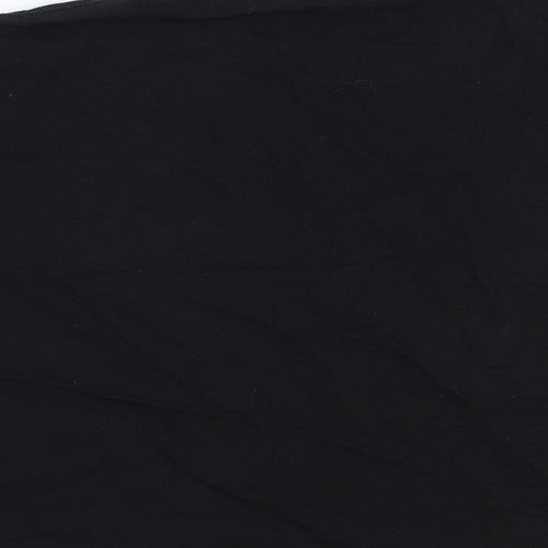 Topshop Womens Black Cotton Basic T-Shirt Size S Round Neck - Living my Best Life
