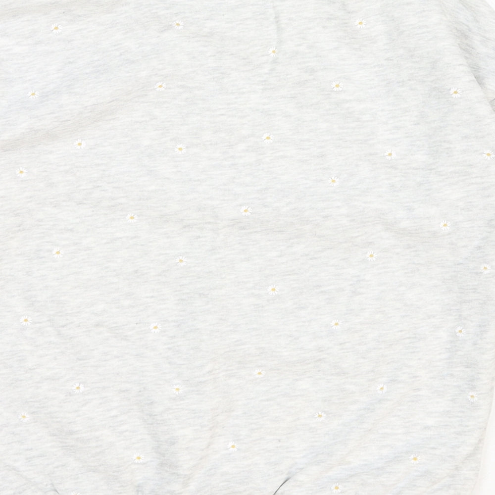 George Girls Grey Geometric Cotton Pullover Sweatshirt Size 5-6 Years Pullover - Oh Happy Daisy