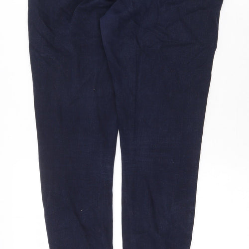Topshop Womens Blue Cotton Skinny Jeans Size 30 in Regular Zip