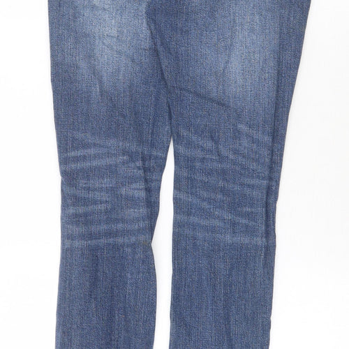 Indigo Rein Womens Blue Cotton Skinny Jeans Size 30 in Regular Zip