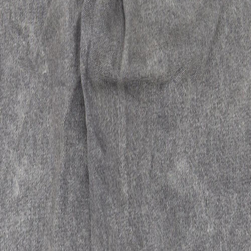 Pull&Bear Womens Grey Cotton Boyfriend Jeans Size 8 Regular Zip