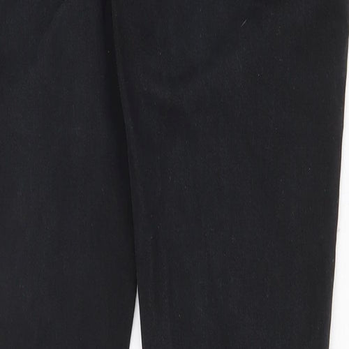 Pull&Bear Womens Black Cotton Skinny Jeans Size 8 Regular Zip