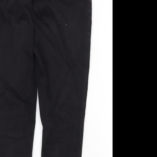 Preworn Womens Black Cotton Skinny Jeans Size 32 in Regular Zip