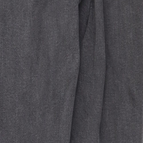 Topshop Womens Grey Cotton Skinny Jeans Size 26 in Regular Zip