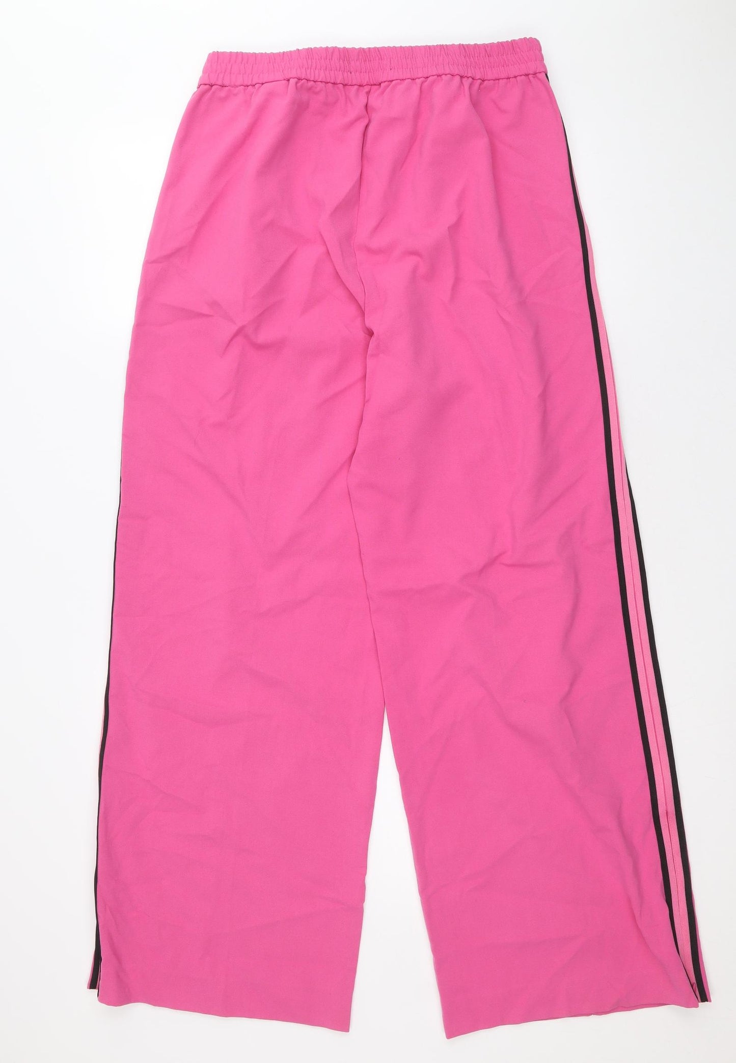Marks and Spencer Womens Pink Polyester Sweatpants Trousers Size 16 Regular