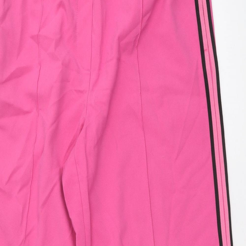 Marks and Spencer Womens Pink Polyester Sweatpants Trousers Size 16 Regular