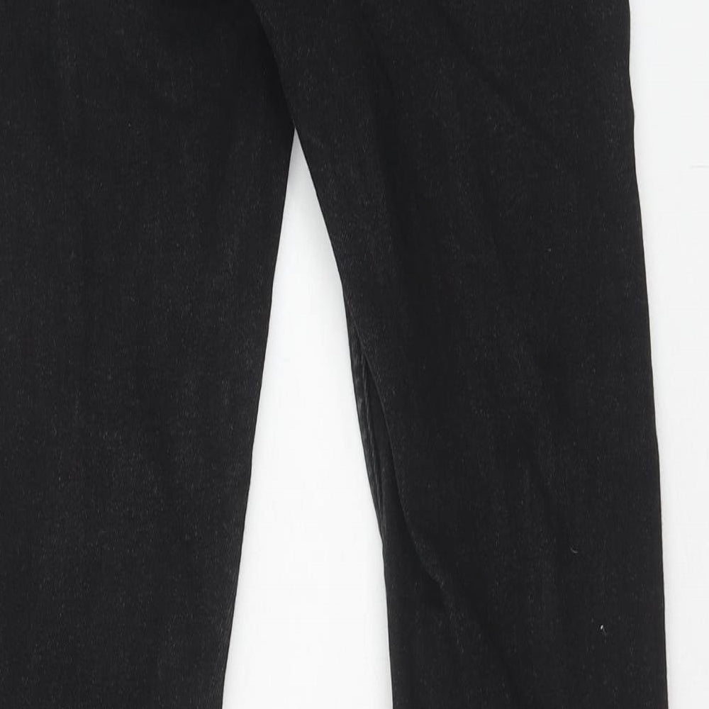 Marks and Spencer Womens Blue Cotton Skinny Jeans Size 12 Regular Zip