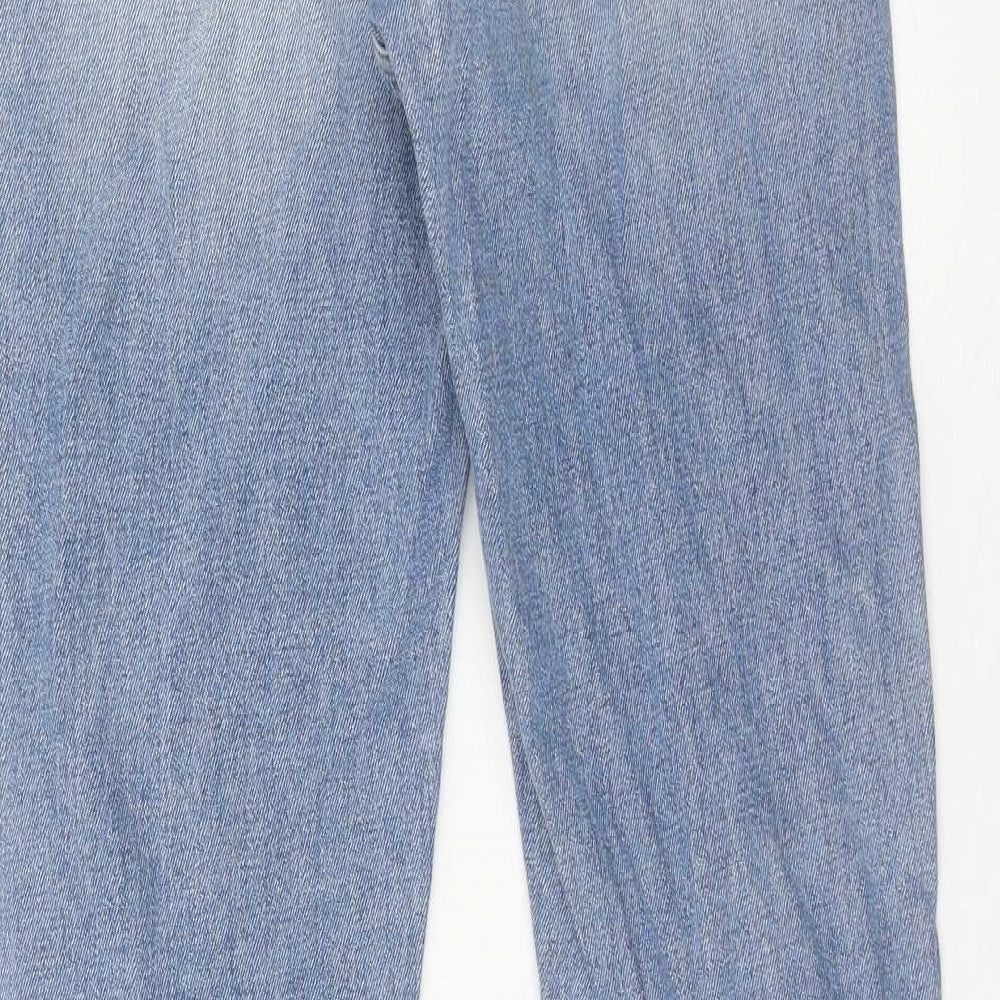 FRAME Womens Blue Cotton Boyfriend Jeans Size 25 in Regular Zip