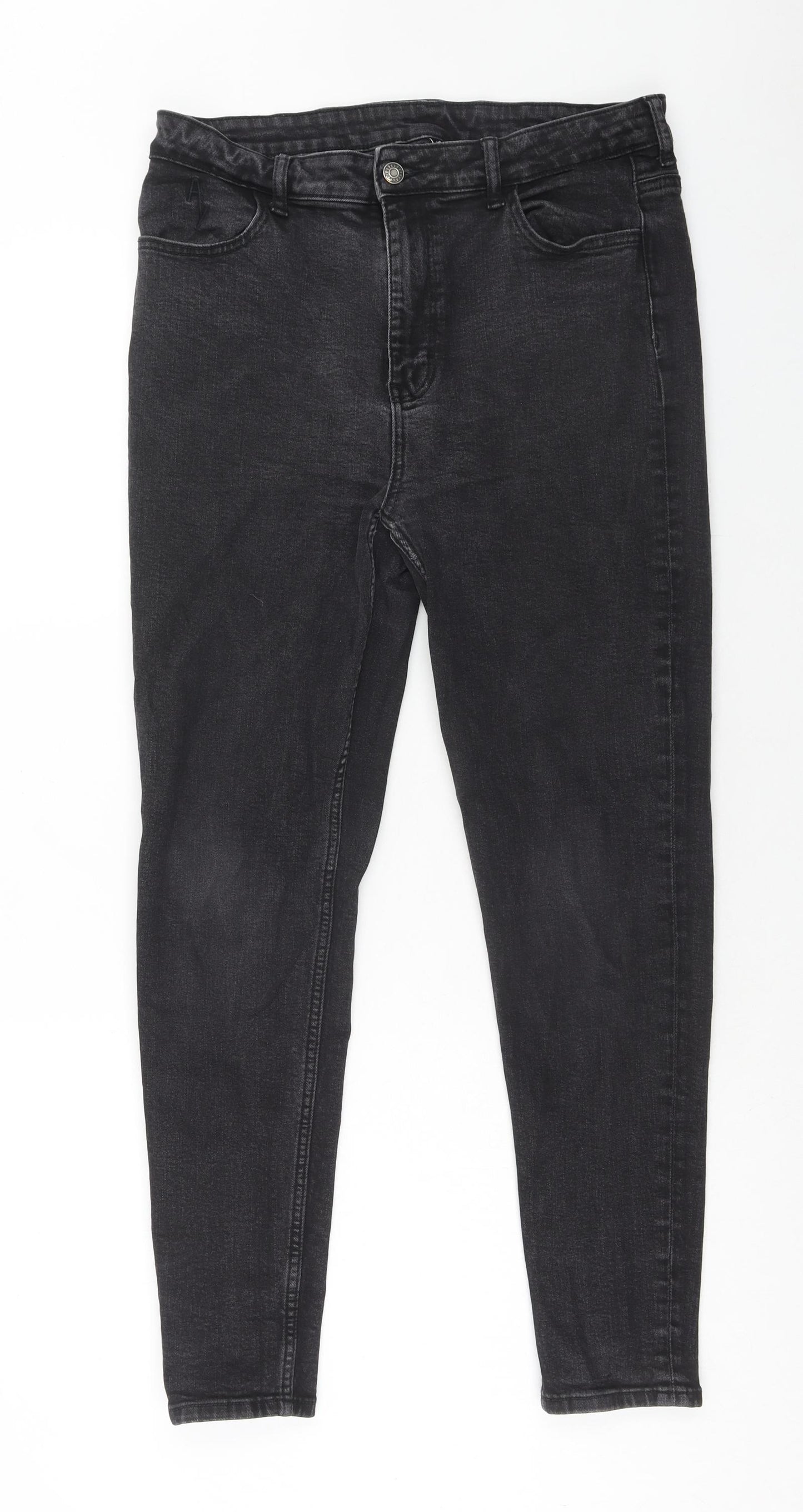 As You Womens Black Cotton Skinny Jeans Size 32 in L32.5 in Regular Zip