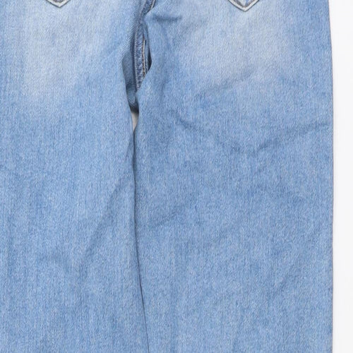 ASOS Womens Blue Cotton Skinny Jeans Size 26 in L28 in Regular Button