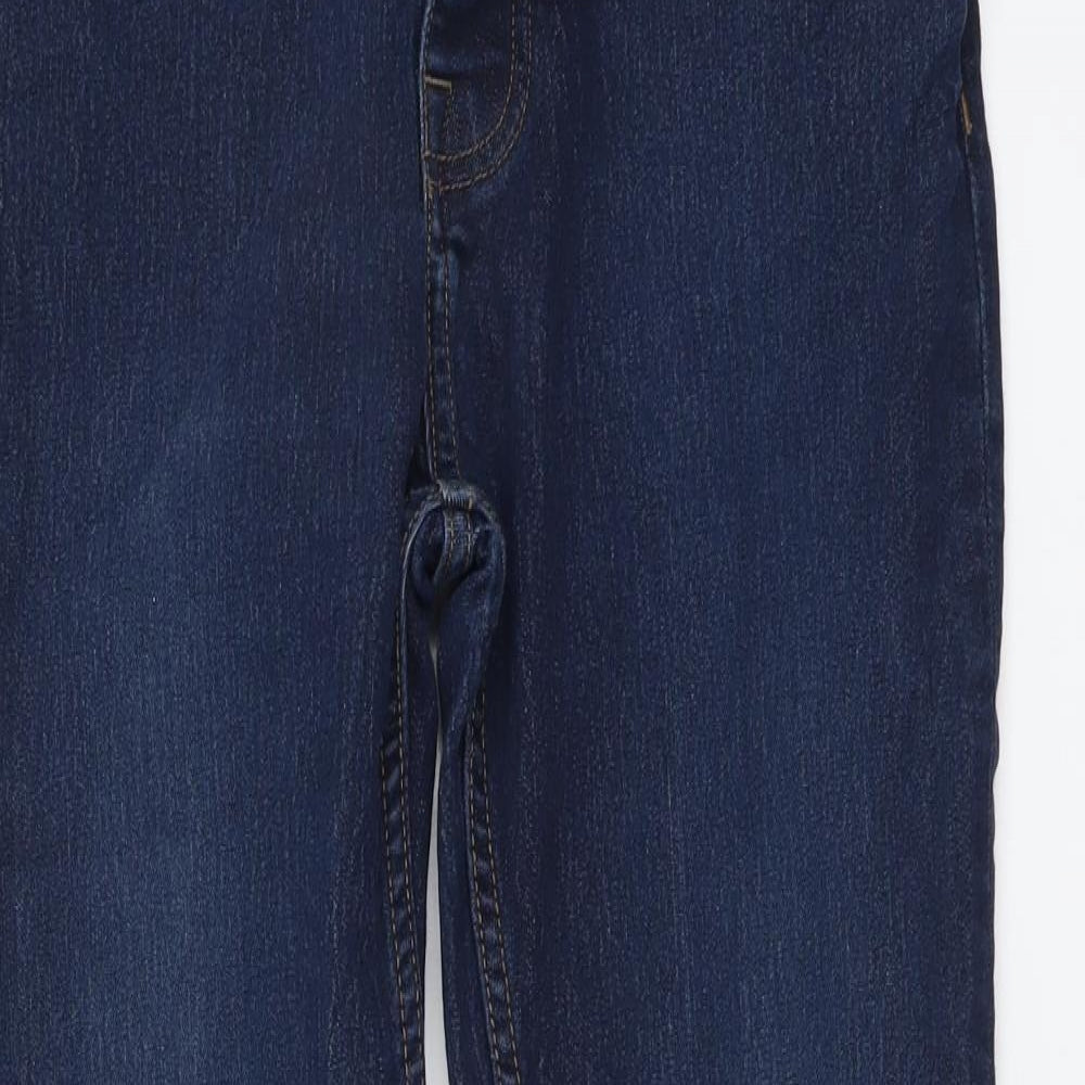 Denim & Co. Mens Blue Cotton Skinny Jeans Size 34 in L32 in Regular Button