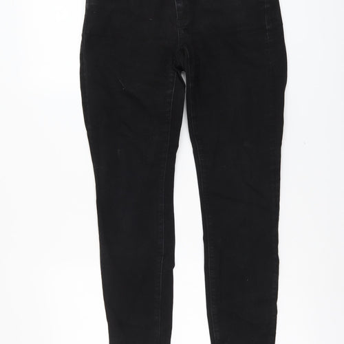 Gap Womens Black Cotton Skinny Jeans Size 28 in L28 in Regular Button