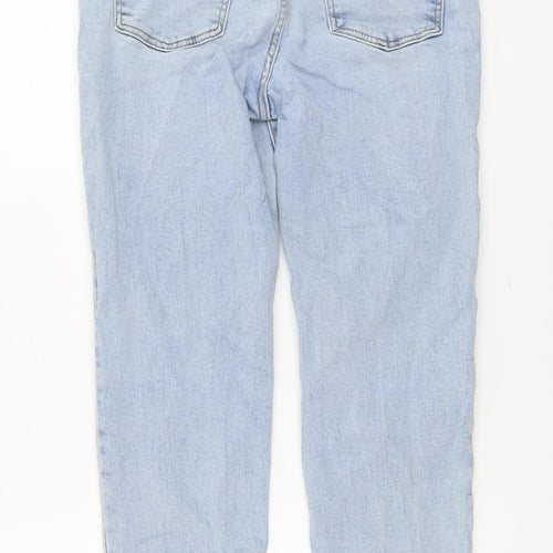 Denim & Co. Womens Blue Cotton Skinny Jeans Size 8 L27 in Regular Button