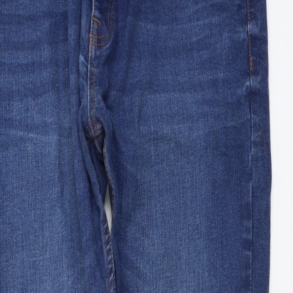 NEXT Mens Blue Cotton Skinny Jeans Size 34 in L30 in Regular Button