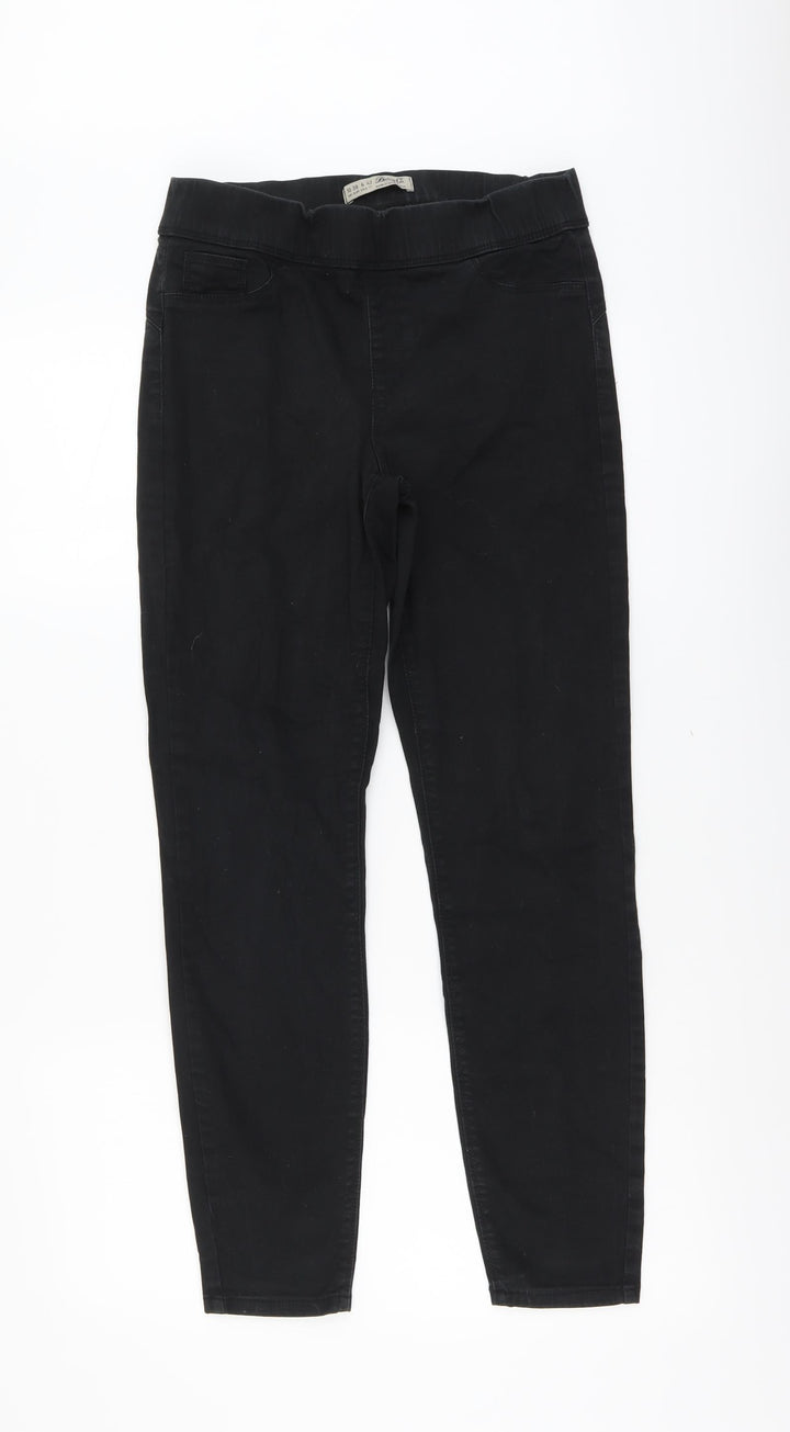 Denim & Co. Womens Black Cotton Jegging Jeans Size 10 L28 in Regular