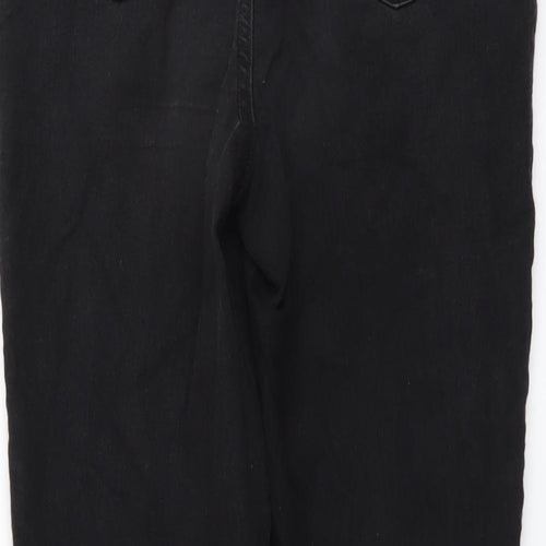 Papaya Womens Black Cotton Jegging Jeans Size 10 L27 in Regular
