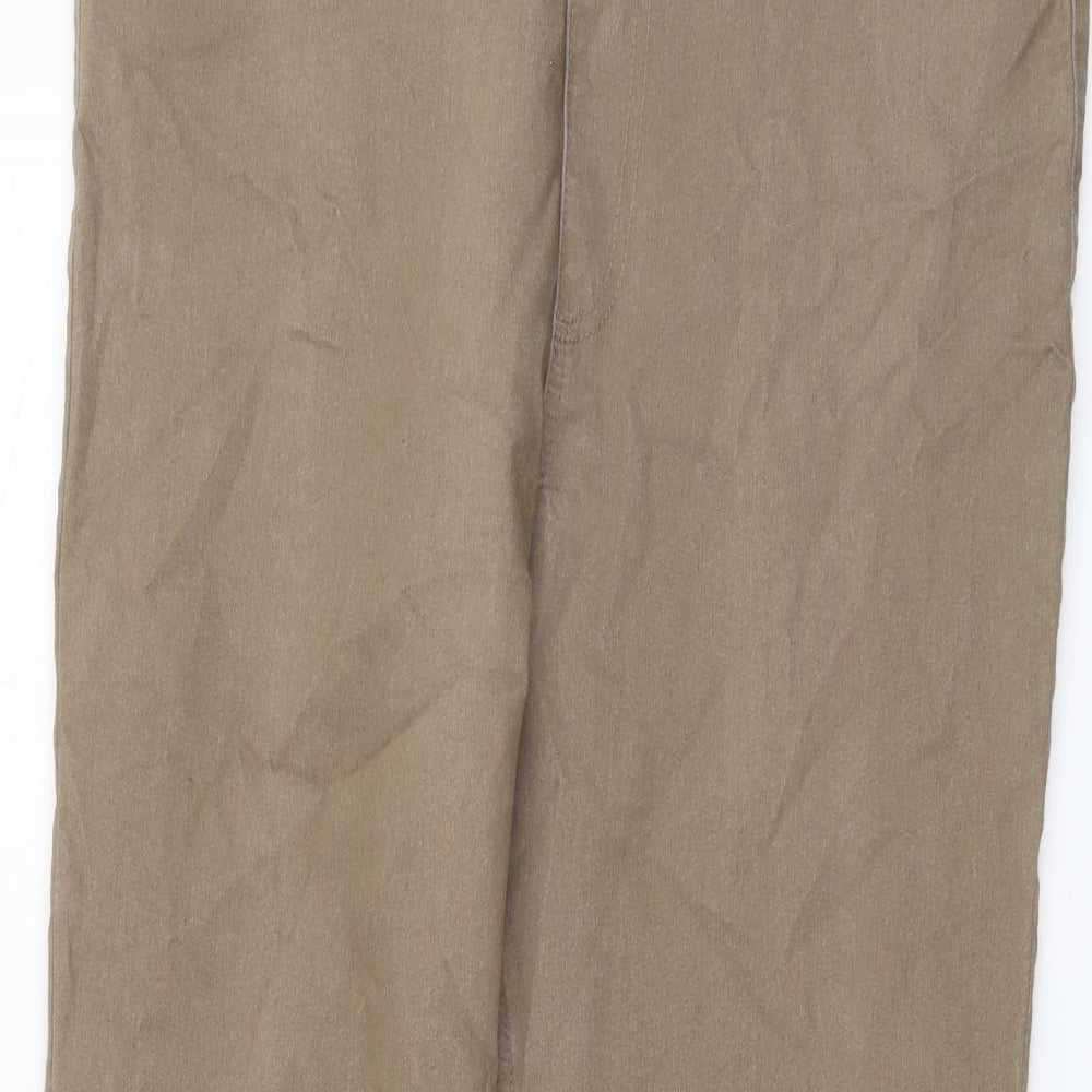 Marks and Spencer Womens Beige Cotton Jegging Jeans Size 16 L29 in Regular
