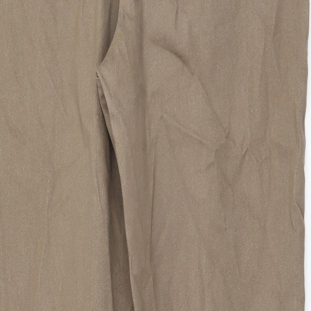 Marks and Spencer Womens Beige Cotton Jegging Jeans Size 16 L29 in Regular