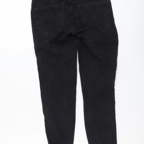 Denim & Co. Womens Grey Cotton Skinny Jeans Size 8 L27 in Regular Button