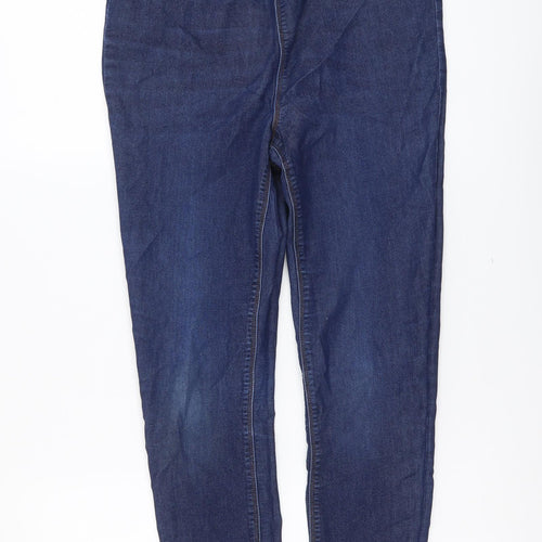 Papaya Womens Blue Cotton Jegging Jeans Size 8 L26 in Regular