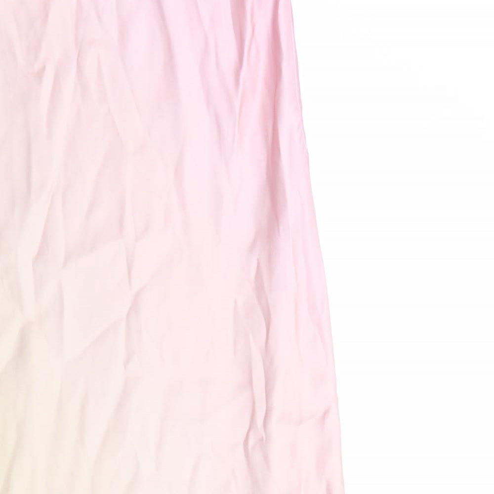 Zara Womens Multicoloured Polyester Maxi Size XS Off the Shoulder Zip