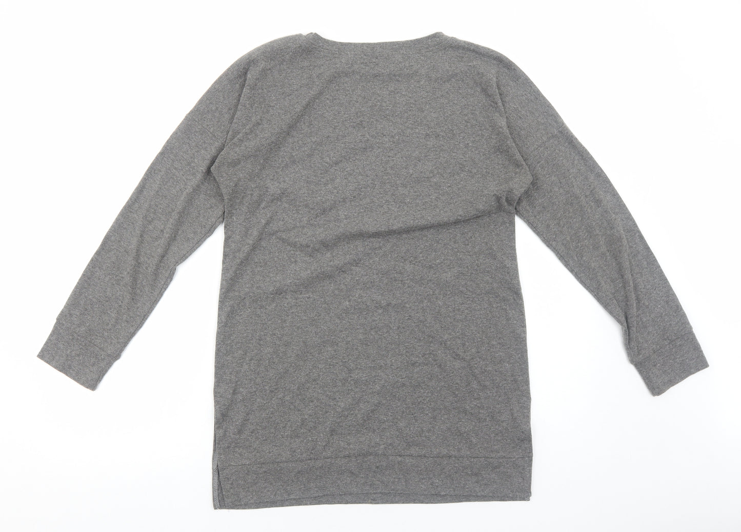 Preworn Womens Grey Cotton Pullover Sweatshirt Size M Pullover