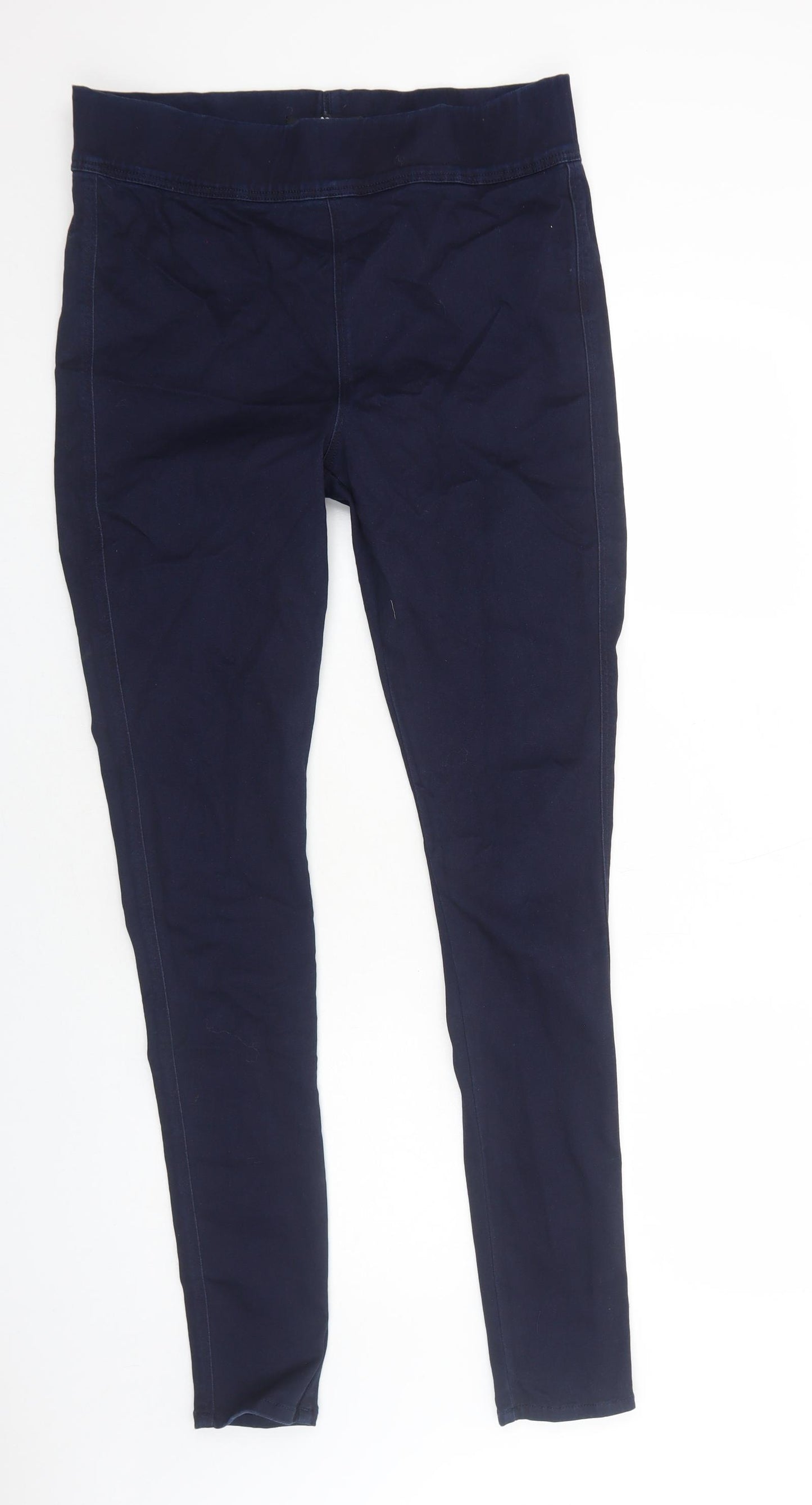 Very Womens Blue Cotton Skinny Jeans Size 16 Regular