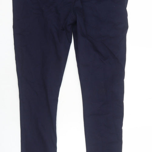 Very Womens Blue Cotton Skinny Jeans Size 16 Regular