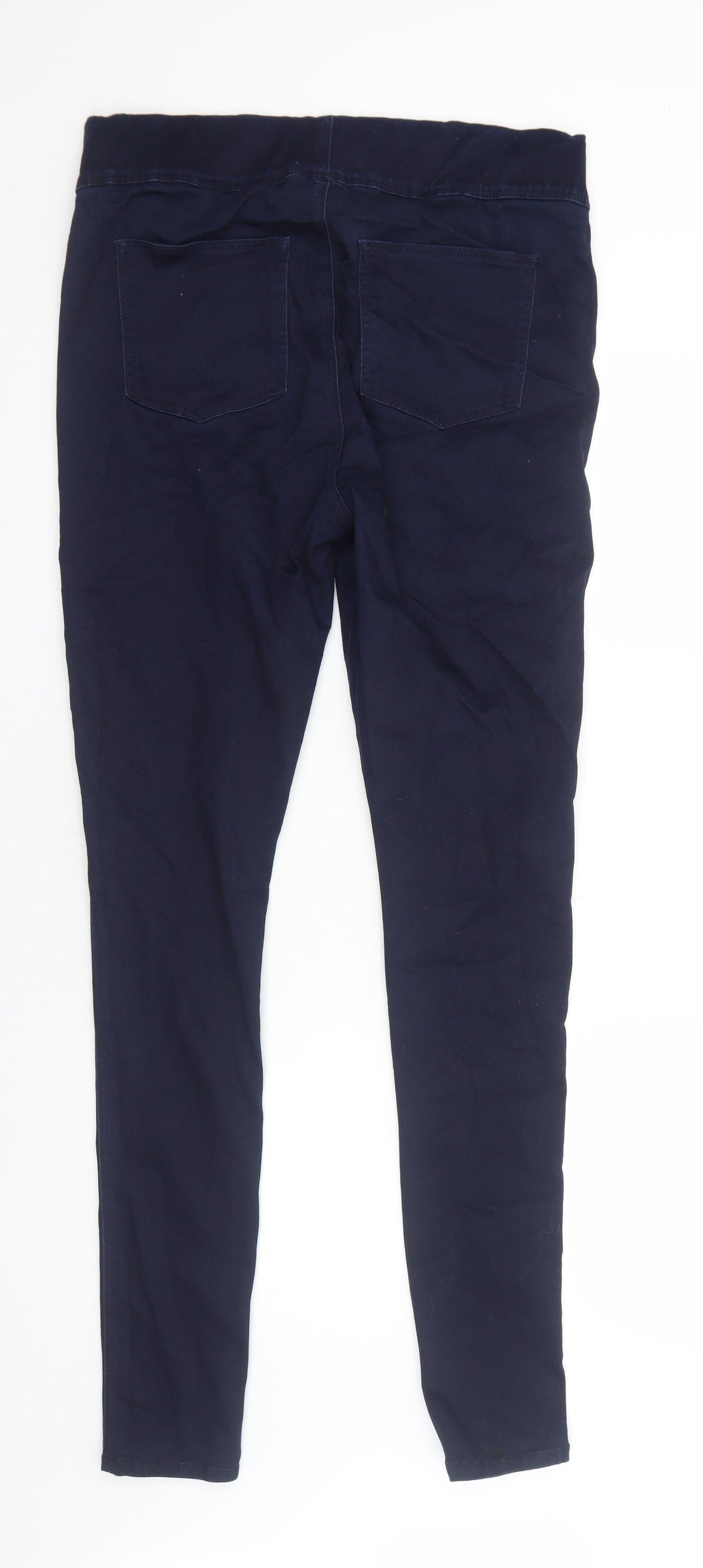 Very Womens Blue Cotton Skinny Jeans Size 16 Regular