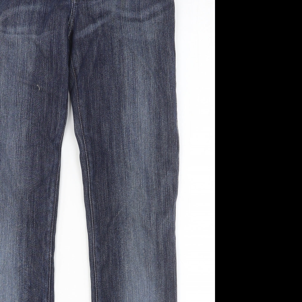 Rock & Republic Mens Blue Cotton Bootcut Jeans Size 29 in Regular Button